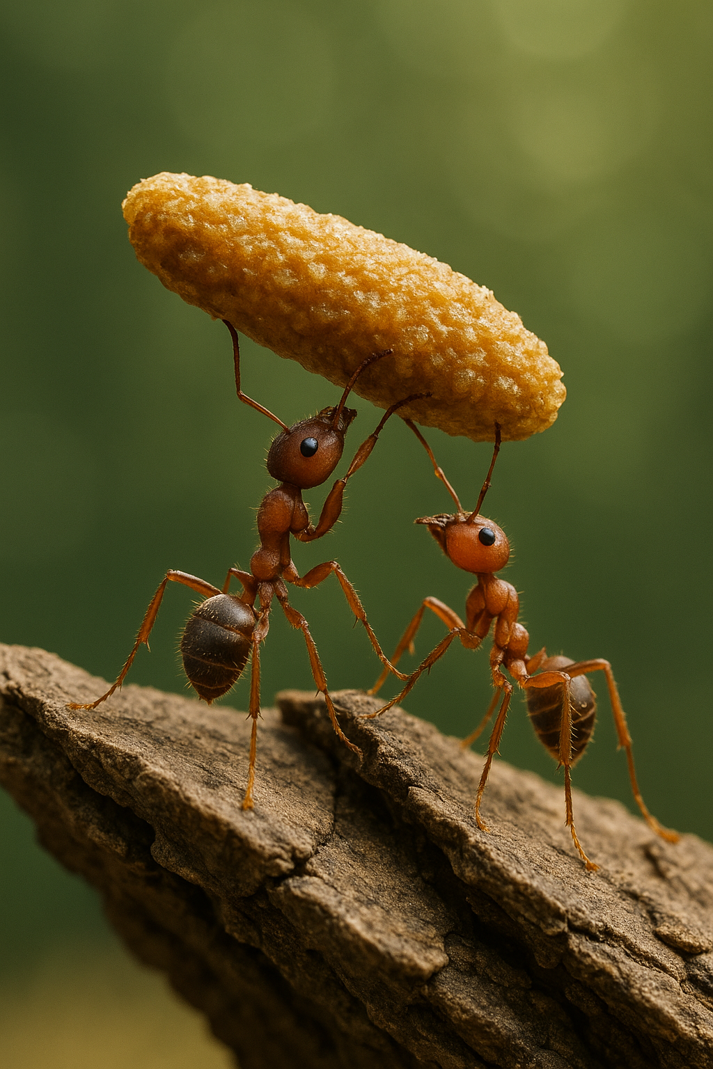Ant carrying weight many times its size