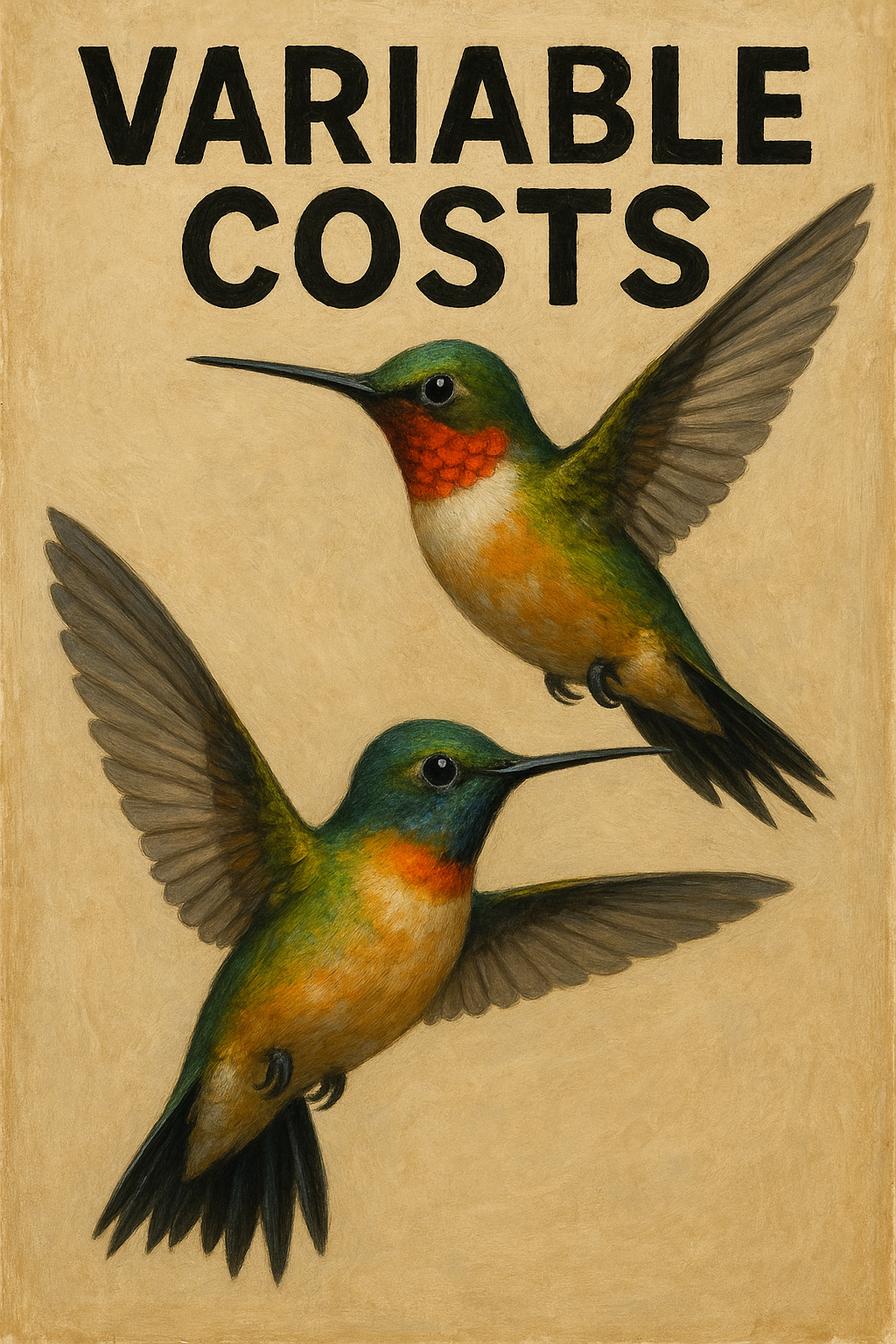 Hummingbird with high energy consumption