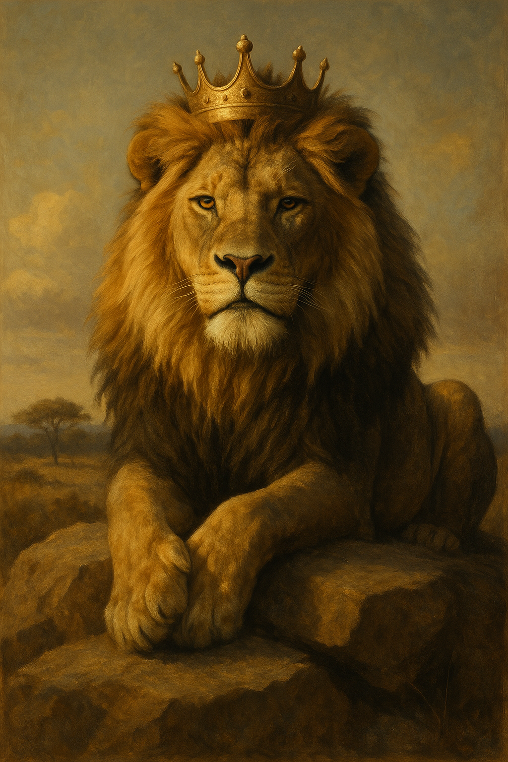 Lion representing ownership rights